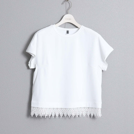 C-BL-83 Robin flower blouse WHITE