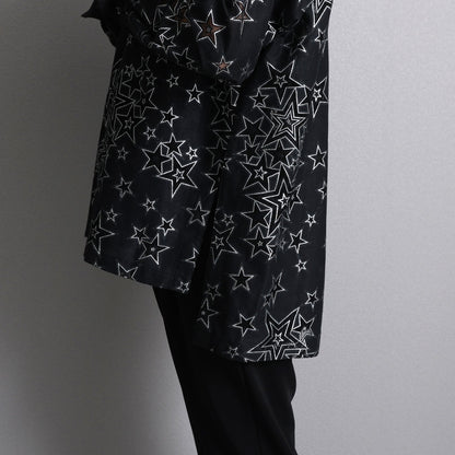 C-BL-72「Blanche」Relax shirts BLACK