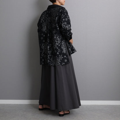 C-BL-72「Blanche」Relax shirts BLACK