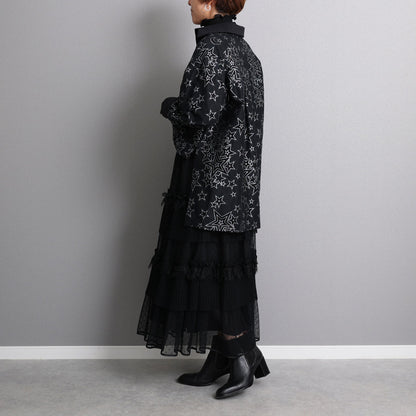 C-BL-72「Blanche」Relax shirts BLACK