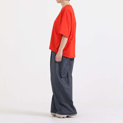 F-CS-10H「Snowmelt knit」Logo tee【RED】