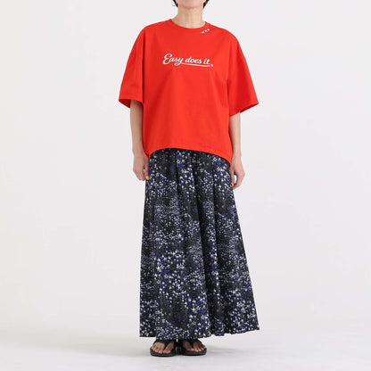 C-BL-83 Robin flower blouse WHITE