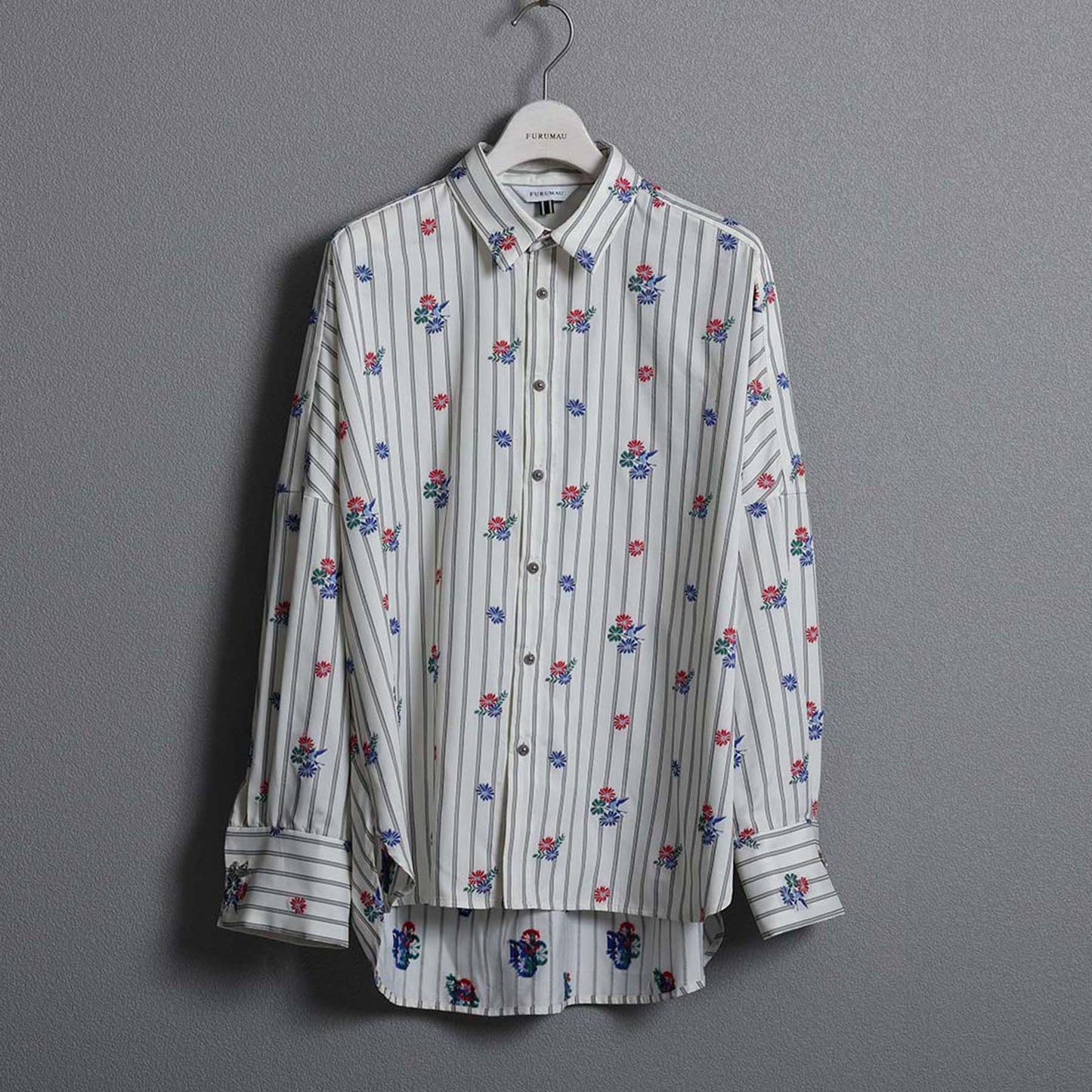 2026AW【10月下旬お届け予定】 F-SH-05「Robin stripe」Cuff links shirt【全3色】