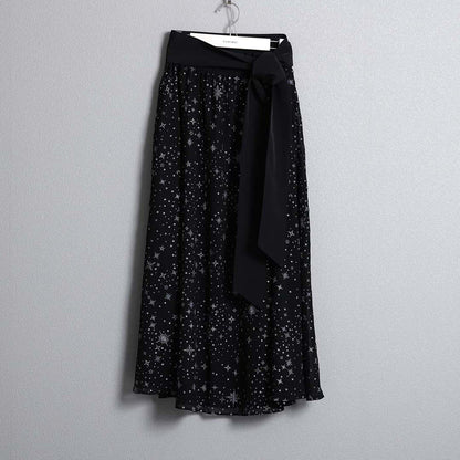 2026AW【10月中旬お届け予定】 F-SK-14「Nocturne Veil」Long skirt【全2色】
