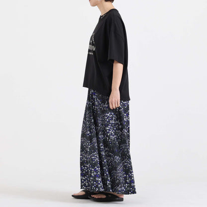 F-CS-10H「Snowmelt knit」Logo tee【BLACK】