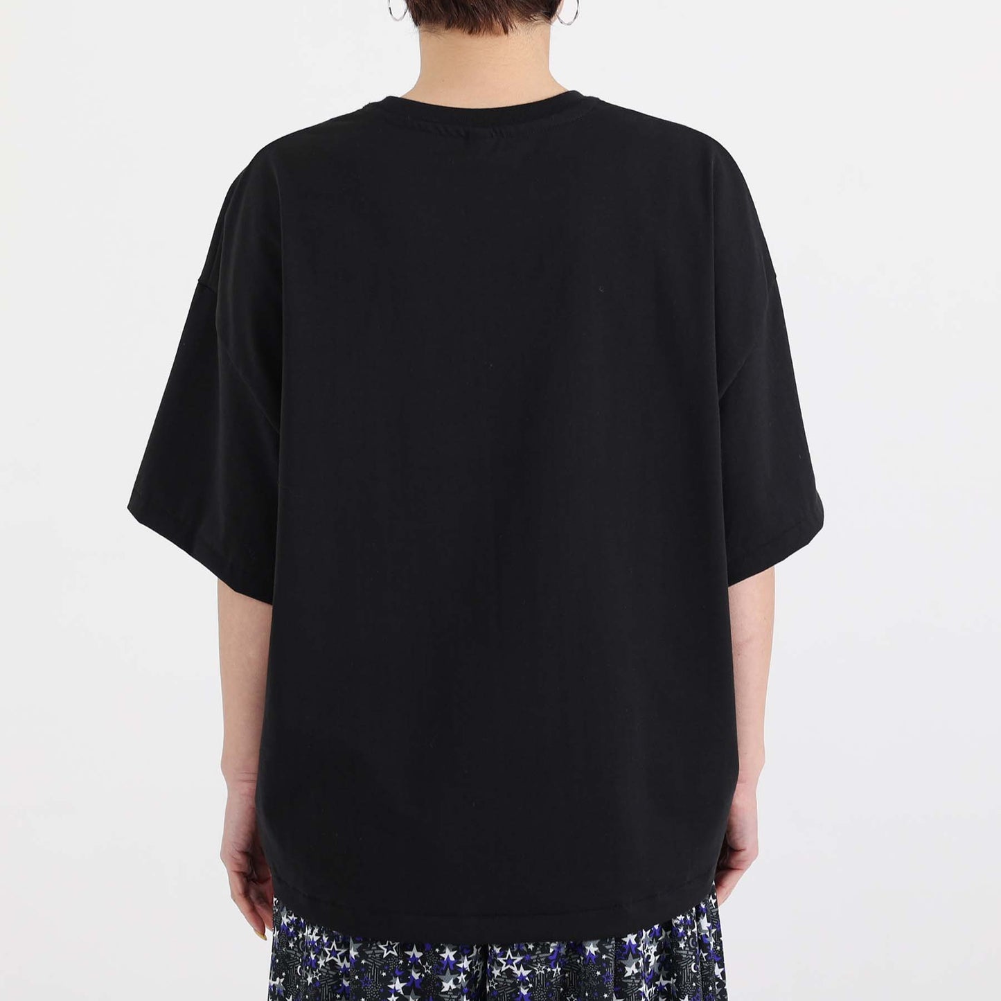 F-CS-10H「Snowmelt knit」Logo tee【BLACK】
