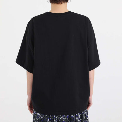 F-CS-10H「Snowmelt knit」Logo tee【BLACK】