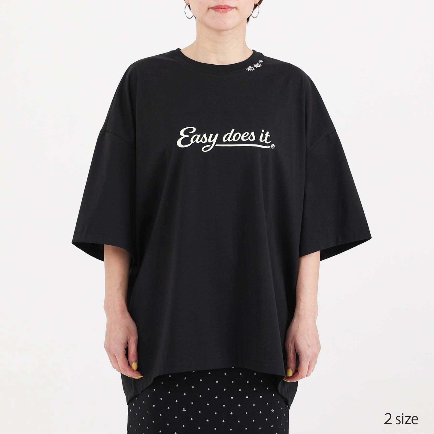 F-CS-10H「Snowmelt knit」Logo tee【BEIGE】
