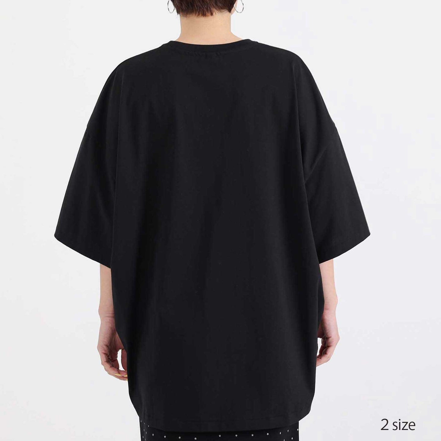 F-CS-10H「Snowmelt knit」Logo tee【BLACK】