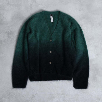 2026AW【10月下旬お届け予定】 F-KN-07「Pure Feather cashmere」V-neck cardigan【全4色】