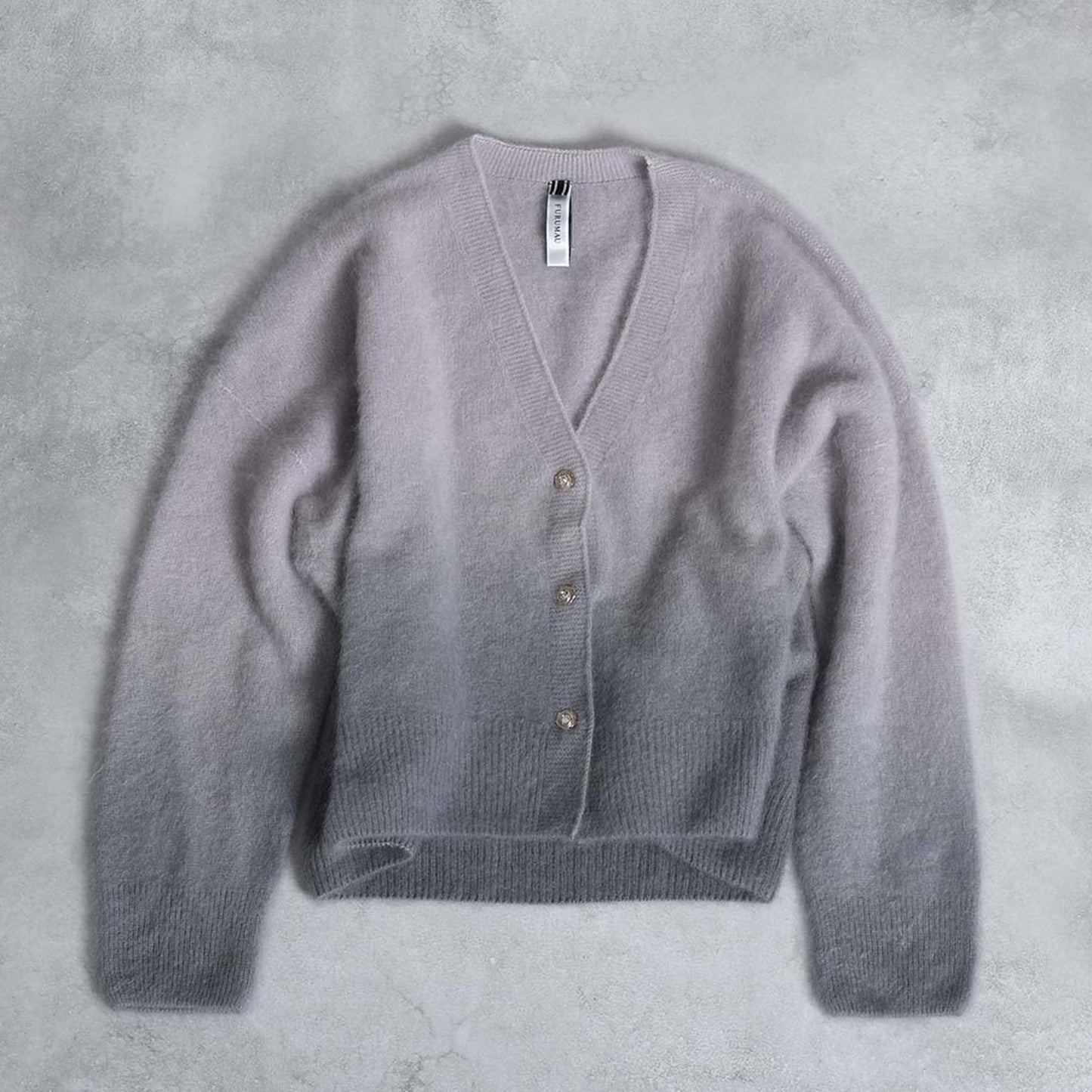 2026AW【10月下旬お届け予定】 F-KN-07「Pure Feather cashmere」V-neck cardigan【全4色】