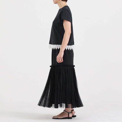 C-BL-83 Robin flower blouse WHITE