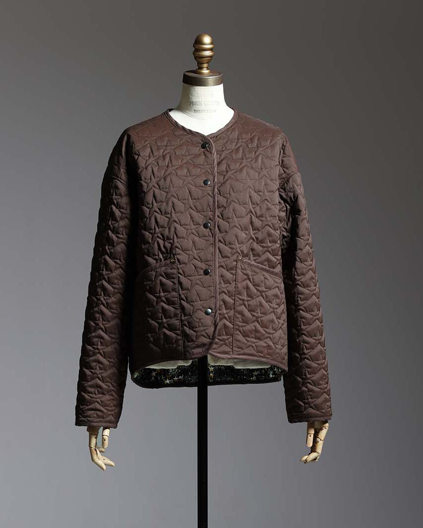 2026AW【11月下旬お届け予定】 F-JK-16「Stella quilt＆Fly me to the moon」Reversible jacket【全2色】