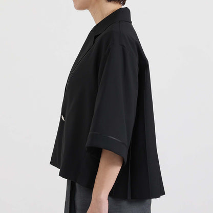 C-BL-83 Robin flower blouse WHITE