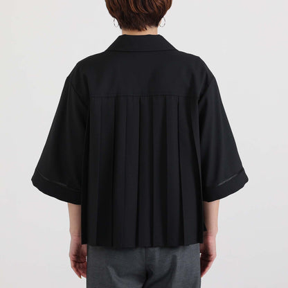 C-BL-83 Robin flower blouse WHITE