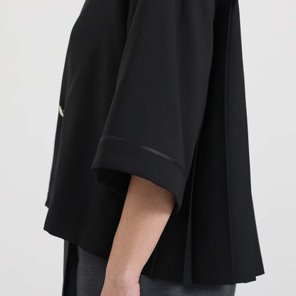 C-BL-83 Robin flower blouse WHITE