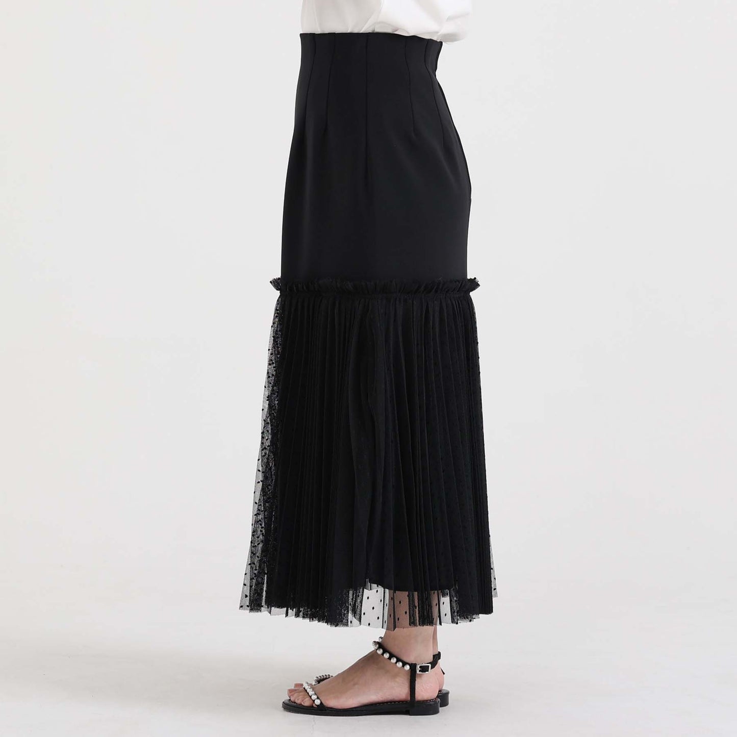 C-BL-83 Robin flower blouse WHITE