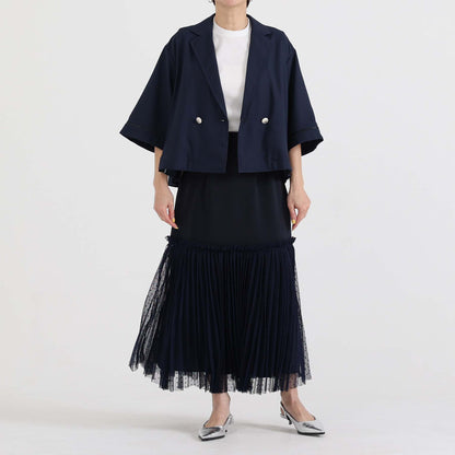 C-BL-83 Robin flower blouse WHITE