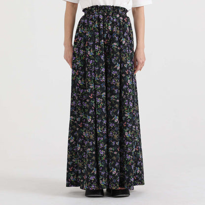 C-BL-83 Robin flower blouse WHITE