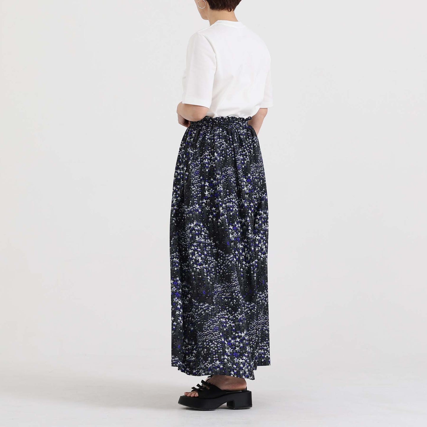 C-BL-83 Robin flower blouse WHITE