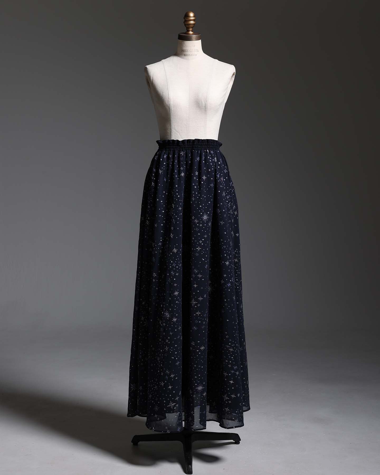 2026AW【10月中旬お届け予定】 F-SK-14「Nocturne Veil」Long skirt【全2色】