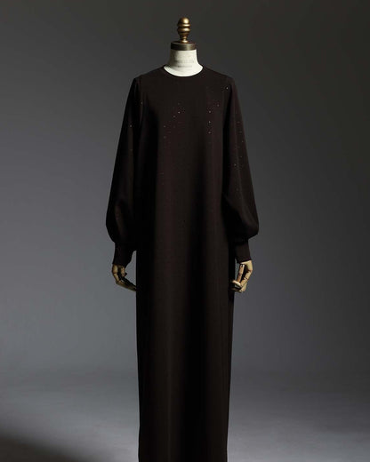 2026AW【10月中旬お届け予定】 F-DR-07「Stella dot knit」Long dress【全2色】