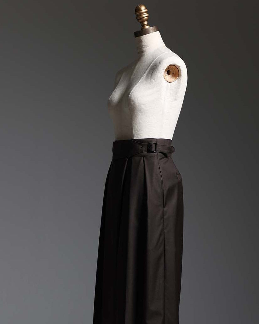 2026AW【10月下旬お届け予定】 F-PT-12「Super140’s Luxe Wool」Gurkha wrap trousers【全2色】