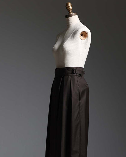 2026AW【10月下旬お届け予定】 F-PT-12「Super140’s Luxe Wool」Gurkha wrap trousers【全2色】