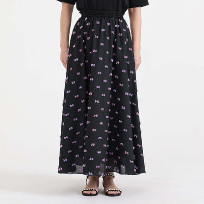 C-BL-83 Robin flower blouse WHITE