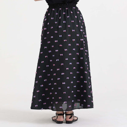 C-BL-83 Robin flower blouse WHITE