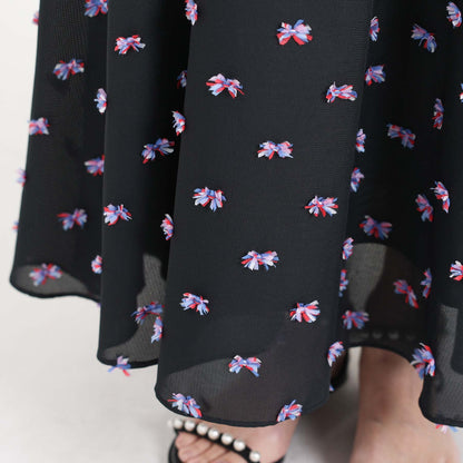 C-BL-83 Robin flower blouse WHITE