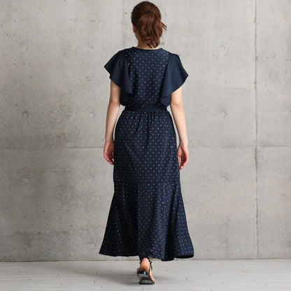 C-SK-121「Stella dot jersey」Mermaid skirt NAVY