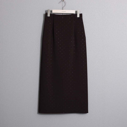 2026AW【10月下旬お届け予定】 F-SK-15「Stella dot knit」Straight skirt【全3色】