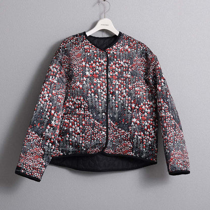 2026AW【11月下旬お届け予定】 F-JK-16「Stella quilt＆Fly me to the moon」Reversible jacket【全2色】