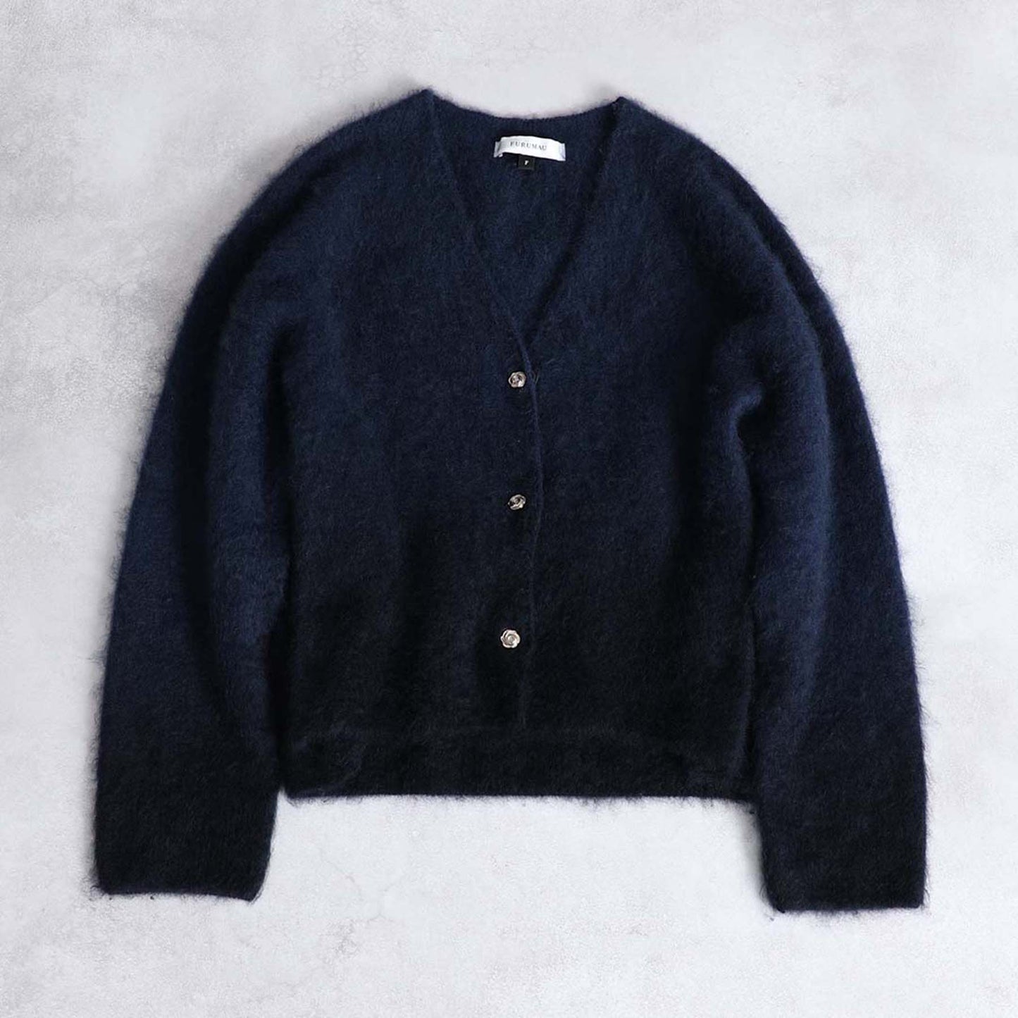 2026AW【10月下旬お届け予定】 F-KN-07「Pure Feather cashmere」V-neck cardigan【全4色】