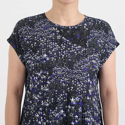 C-BL-83 Robin flower blouse WHITE