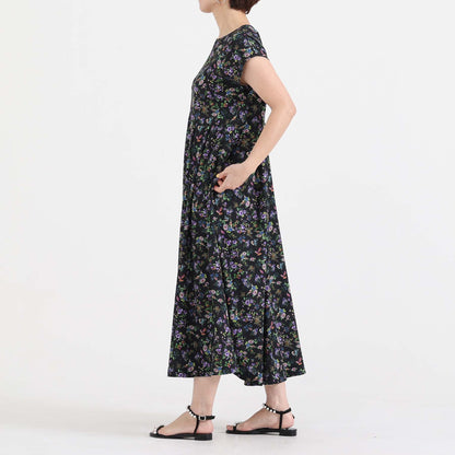 C-BL-83 Robin flower blouse WHITE