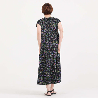 C-BL-83 Robin flower blouse WHITE