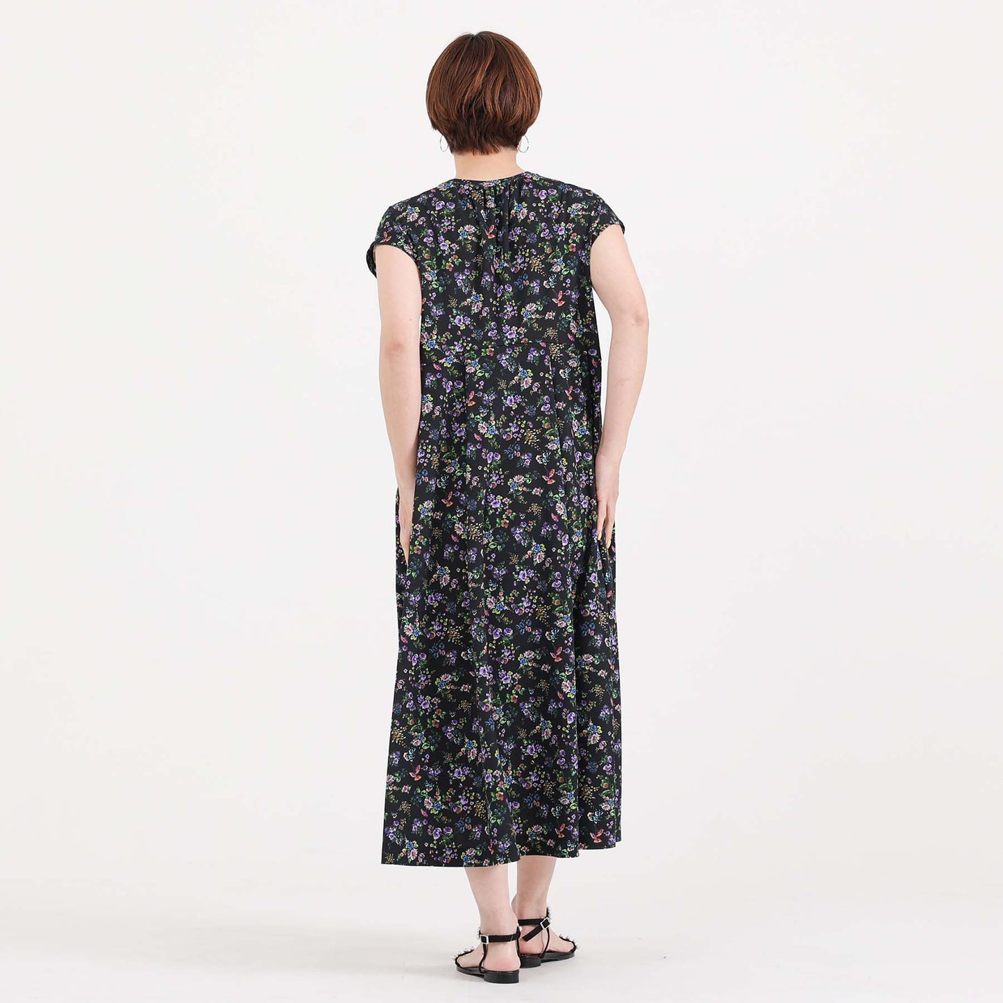 C-BL-83 Robin flower blouse WHITE