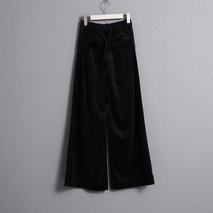 2026AW【11月中旬お届け予定】 F-PT-14「Velvet twill」Tuck wide pants【全4色】