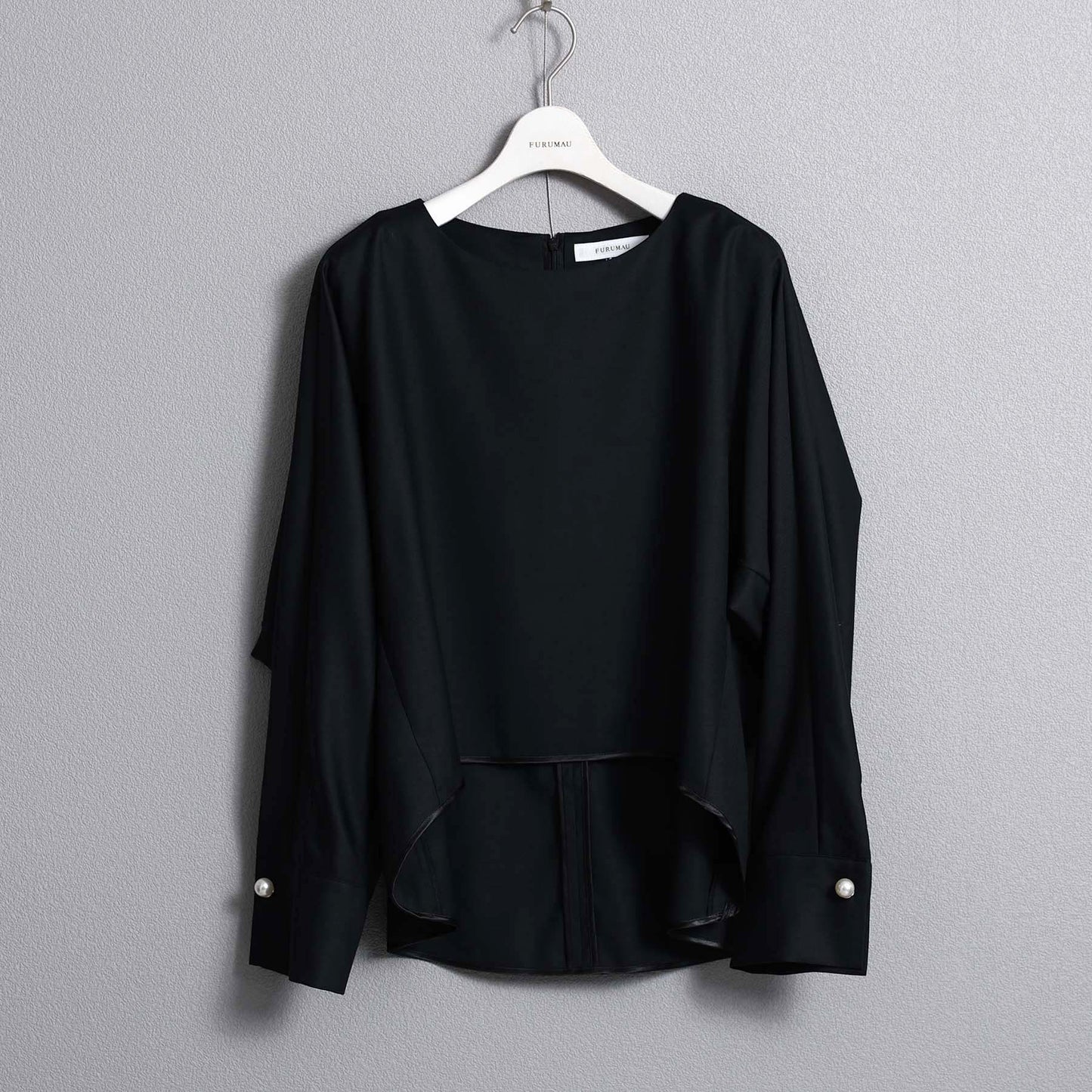 2026AW【10月下旬お届け予定】 F-BL-07「Super140’s Luxe Wool」Dolman sleeve blouse【全2色】