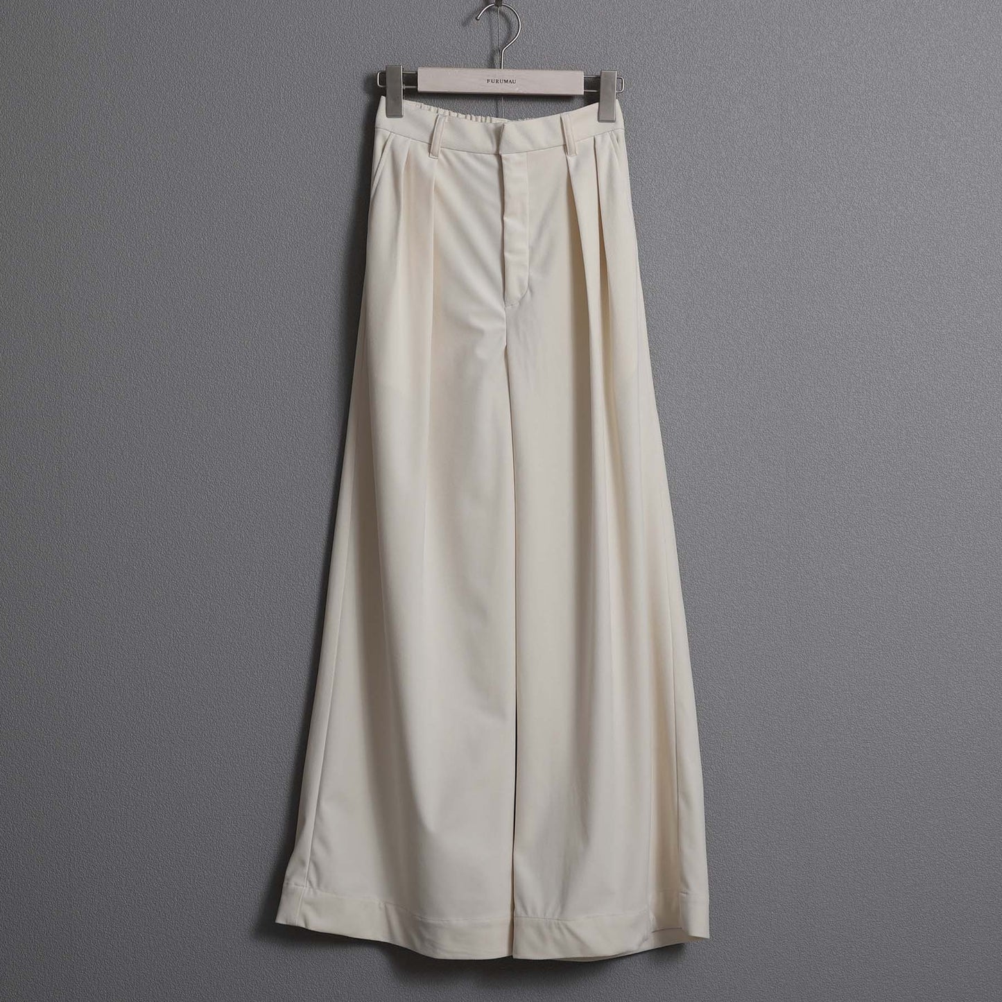 2026AW【11月中旬お届け予定】 F-PT-14「Velvet twill」Tuck wide pants【全4色】