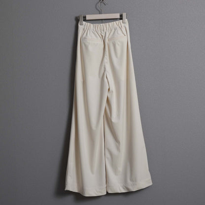 2026AW【11月中旬お届け予定】 F-PT-14「Velvet twill」Tuck wide pants【全4色】