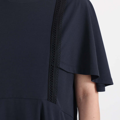 C-BL-83 Robin flower blouse WHITE