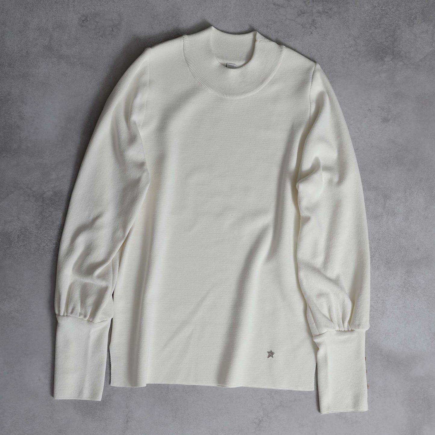 2026AW【10月下旬お届け予定】 F-KN-06H「Earring cuff」High-neck knit【全5色】