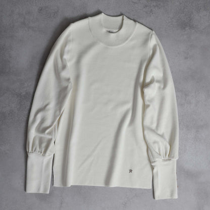 2026AW【10月下旬お届け予定】 F-KN-06H「Earring cuff」High-neck knit【全5色】