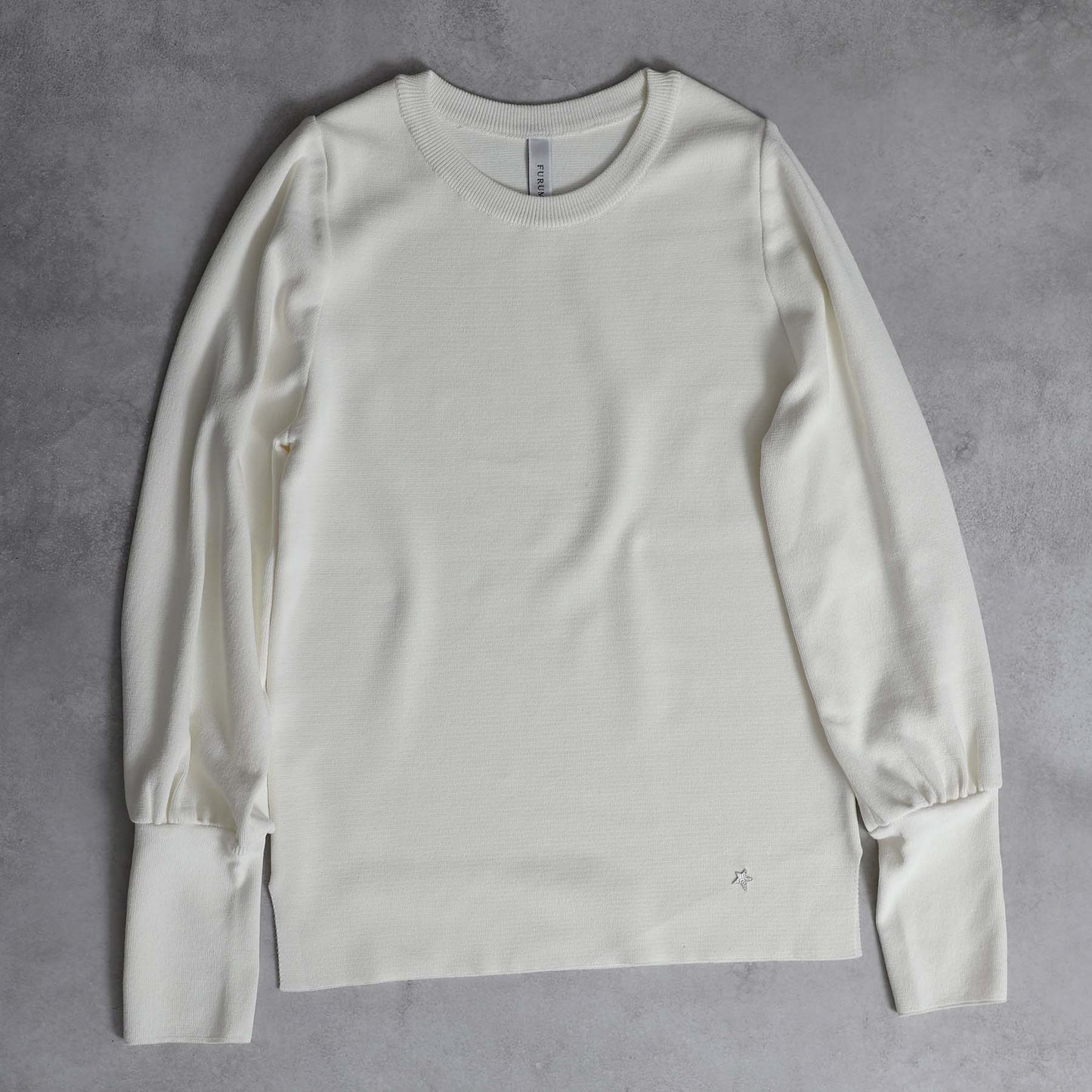 2026AW【10月下旬お届け予定】 F-KN-06C「Earring cuff」Crew-neck knit【全5色】