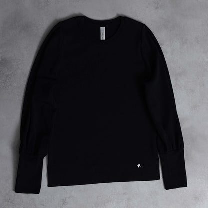 2026AW【10月下旬お届け予定】 F-KN-06C「Earring cuff」Crew-neck knit【全5色】