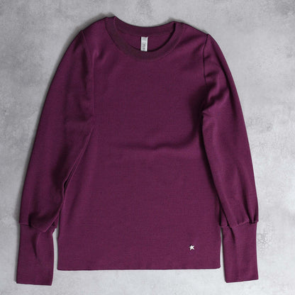 2026AW【10月下旬お届け予定】 F-KN-06C「Earring cuff」Crew-neck knit【全5色】