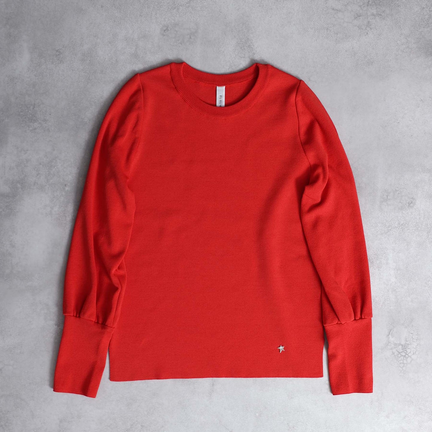 2026AW【10月下旬お届け予定】 F-KN-06C「Earring cuff」Crew-neck knit【全5色】